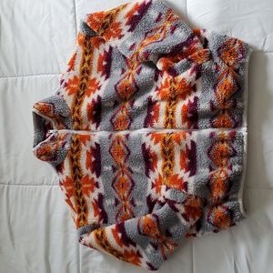 Forever 21 Aztec Shabby Chunky Jacket